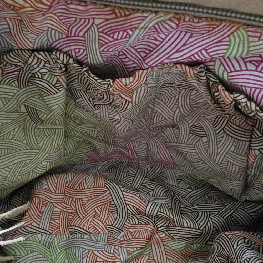 The Sak Beaded Leather Shoulder Strap Hobo Bag Womens Southwestern Western Boho